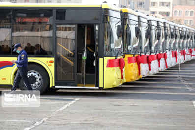 ۲ هزار اتوبوس درون شهری عازم مهران می شود