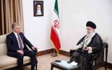 در دیدار رئیس جمهور ازبکستان؛ رهبر انقلاب: ایران می‌تواند به راحتی ازبکستان را به آب‌های آزاد متصل کند